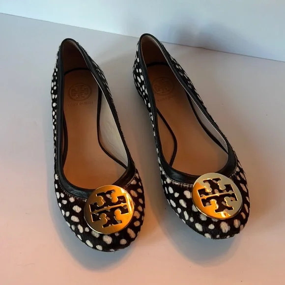 Reva patent leather ballet flats in black - Tory Burch  Tory Burch Black and White Flats main image 2